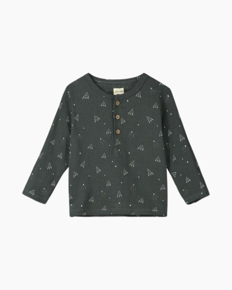 LS ROCKETS HENLEY TEE