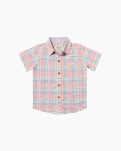 SS PLAID WOVEN BD SHIRT