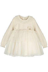 MTLC SWTR/TULLE BTTM DRESS