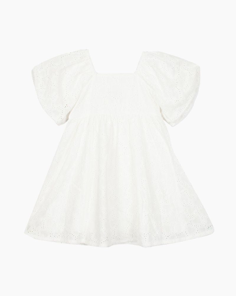 SS EYELET HEARTS DRESS