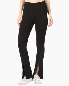 FRONT SLIT FLARE LEGGING