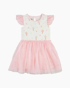 CS FLTR SLV ICE CREAM TUTU DRESS