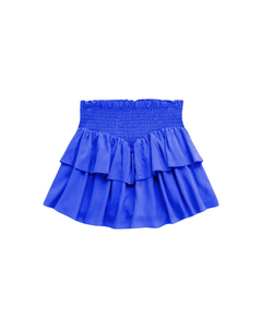 SOLID TIERED RUFFLE SKIRT