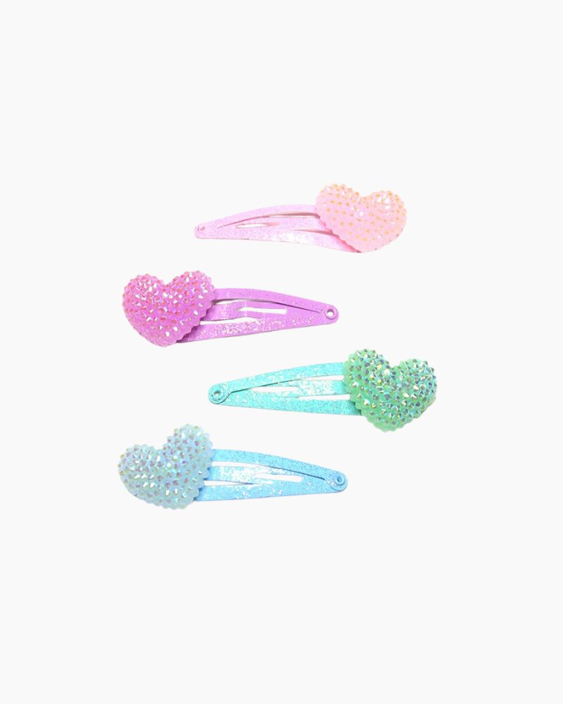 HEART BOBBLE CLIP SET