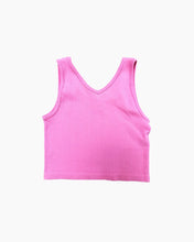 Load image into Gallery viewer, V-NECK/SCOOP REVERSE RIB TANK (8-14)
