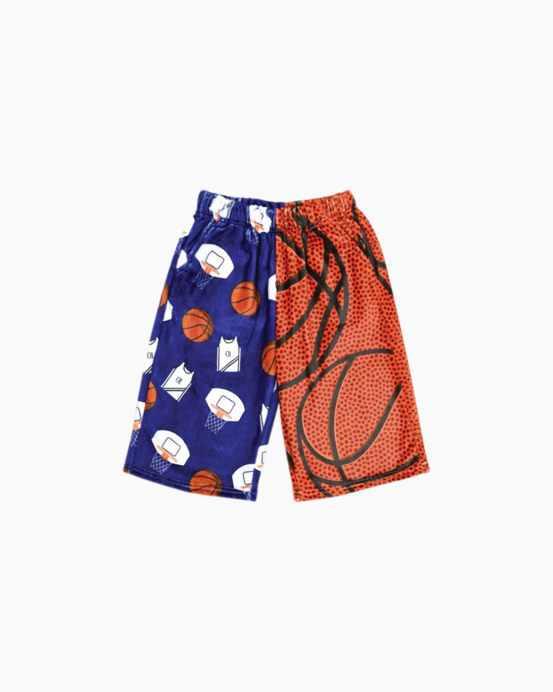 BASKETBALL SPLICED FLEECE SHORT