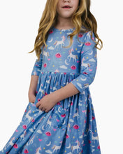 Load image into Gallery viewer, MS BLUE MOON POCKET TWIRL DRESS
