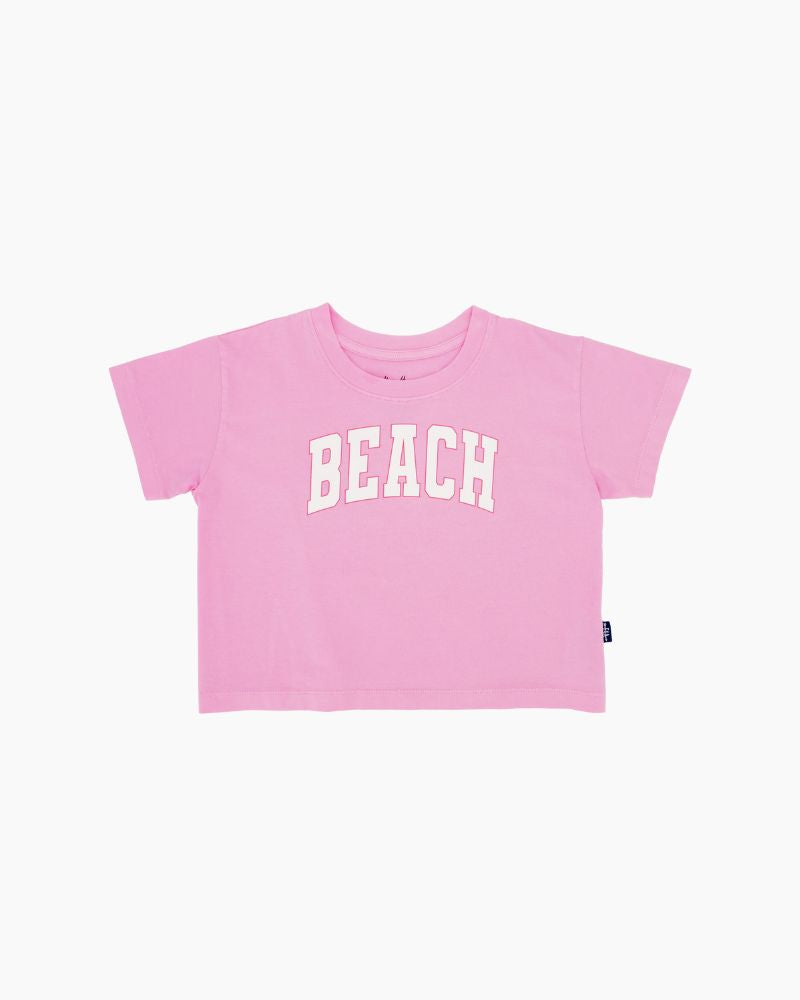 SS BEACH CROP TEE