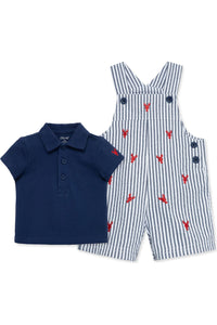 SS LOBSTER POLO/OVERALL SET