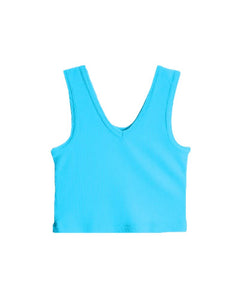 SL WAFFLE CROP TANK