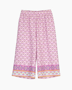 TILE PRINT BORDER PALAZZO PANT