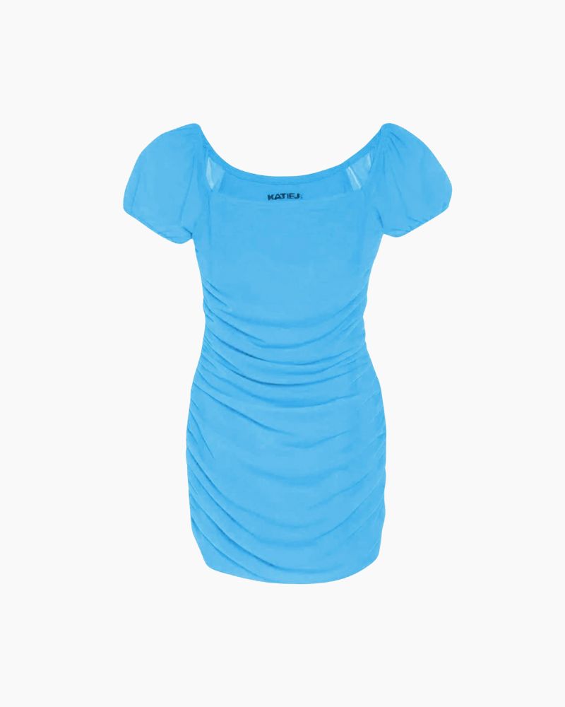ANYA BODYCON DRESS, TURQUOISE – Wee Chic Boutique