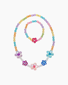 BLOOMING BEADS BRACELET/NECKLACE SET