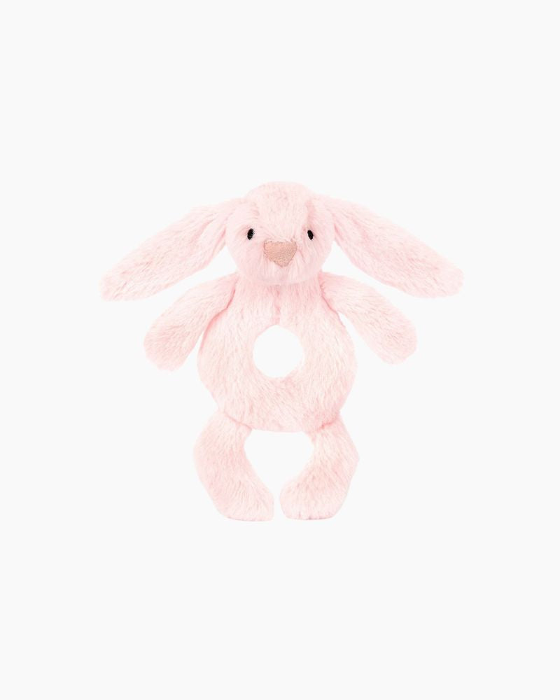 BASHFUL PINK BUNNY RATTLE