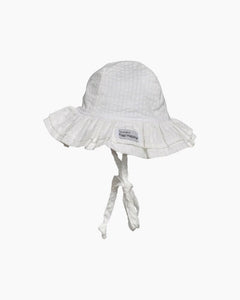 DOUBLE RUFFLE HAT UPF 50+