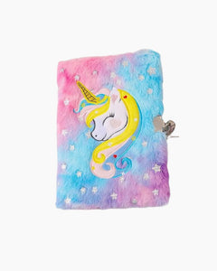 FUZZY UNICORN LOCKING DIARY