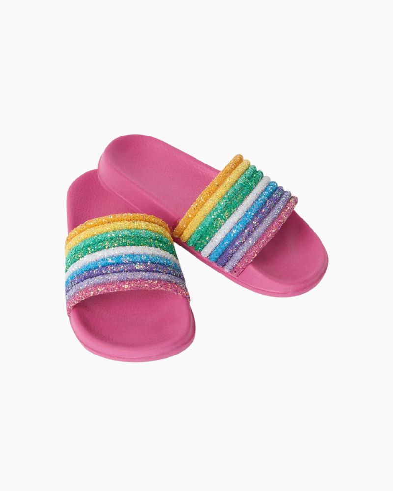 GLITTER RAINBOW SLIDES