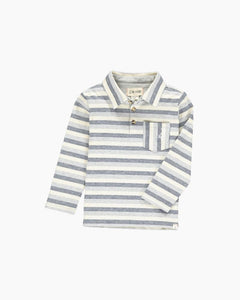 LS ROCKWOOD STRIPED POLO