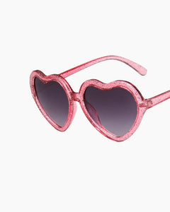 PINK GLITTER HEART SUNGLASSES (2_4T)