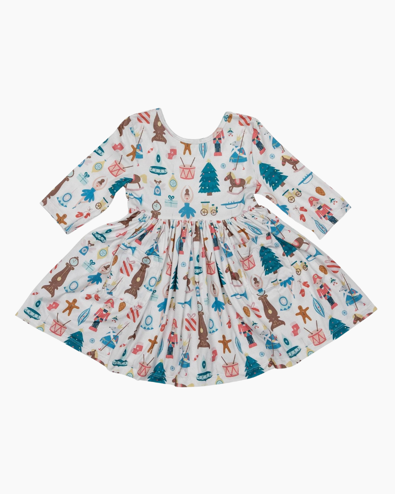 MS NUTCRACKER PCKT TWIRL DRESS