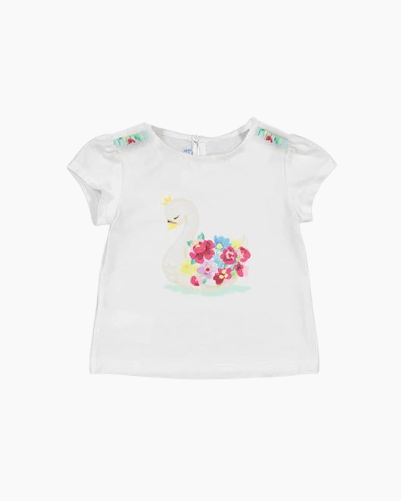 SS FLORAL SWAN TEE