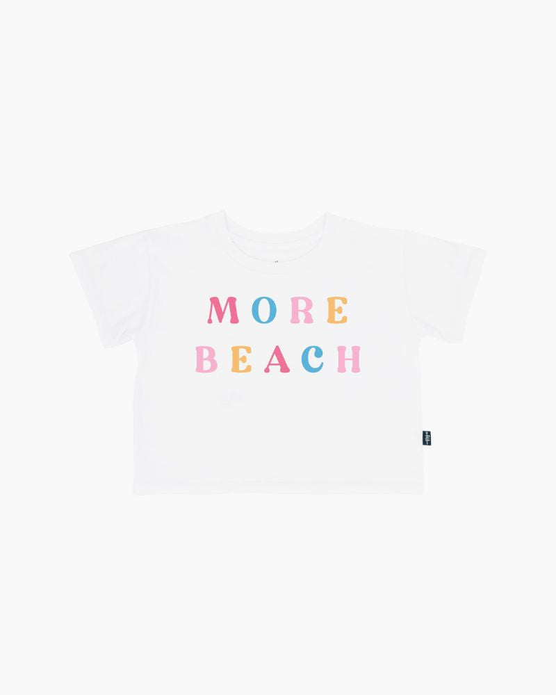 SS MORE BEACH CROP TEE