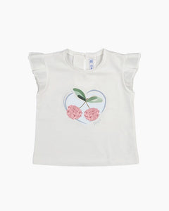 CS 3D CHERRIES HEART TEE