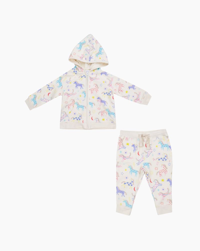 LS FUN UNICORNS HOODY & JOG SET