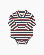 Load image into Gallery viewer, LS SEYMOUR STRIPED POLO BDYST
