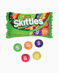 SOUR SKITTLES BAG & MINIS PILLOW