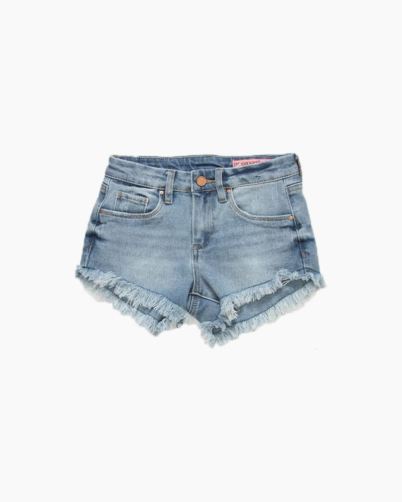 Raw Hem Sassy Denim Short