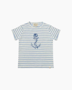 SS STRIPED ANCHOR TEE