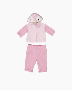 LS BIRD ZIP HDY/PANT SET