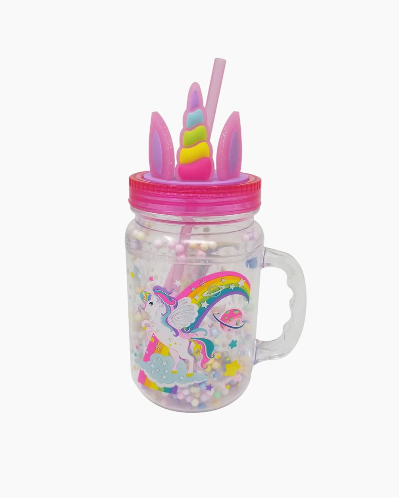 UNICORN GLOW MASON JAR