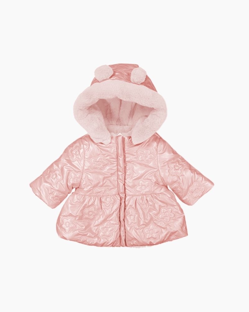 LS FLRL QUILTED REVERSE COAT