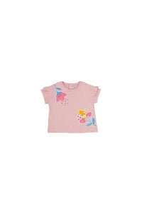 CS FLORAL SCREEN DTL TEE