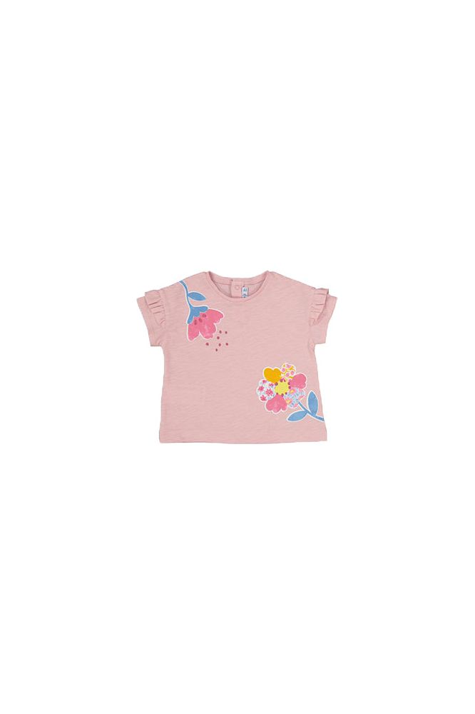 CS FLORAL SCREEN DTL TEE