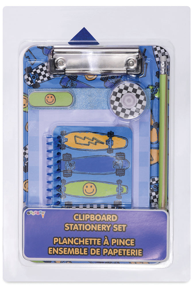 SK8 BOARD CLIPBOARD STATIONARY SET – Wee Chic Boutique