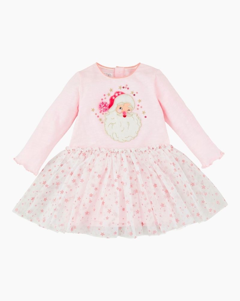 LS VINTAGE SANTA TUTU DRESS