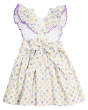 Load image into Gallery viewer, CS RFL SLV FLOWERS PINAFORE DRESS
