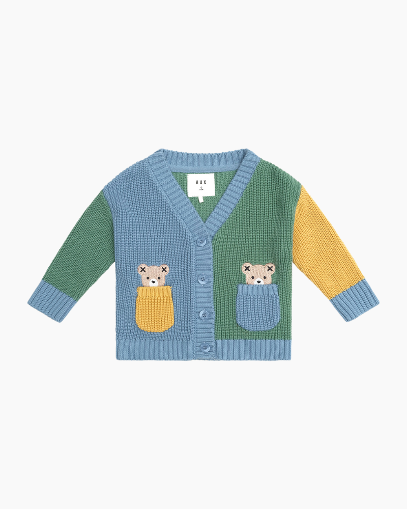 LS COLORBLOCK HUXBEAR CARDIGAN