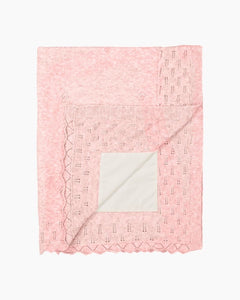 FAUX FUR BLANKET - LT PINK