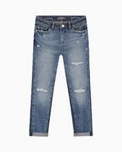 Load image into Gallery viewer, DISTRESSED HARPER BF DENIM
