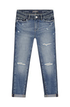 Load image into Gallery viewer, DISTRESSED HARPER BF DENIM
