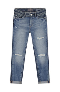 DISTRESSED HARPER BF DENIM