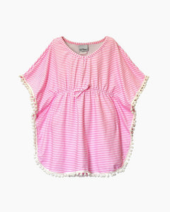 CS STRIPED POM POM KAFTAN