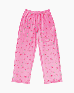 THEME FLOWERS FLEECE PANT