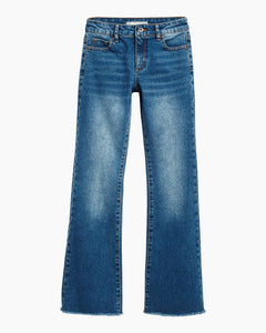 MID-RISE FLARE DENIM