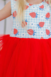 SL SUMMER STRAWBERRIES TUTU DRESS