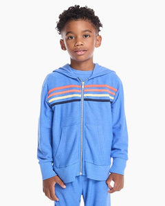 PAXTON STRIPES ZIP HOODY